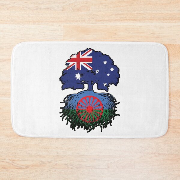 Item preview, Romani Roma Australian Australia Tree Roots Flag designed and sold by FlagX.