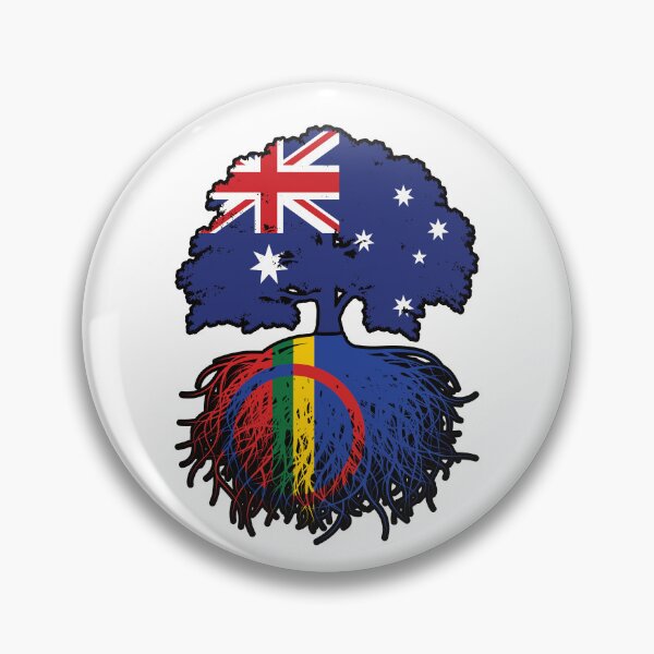 Item preview, Sami Saami Australian Australia Tree Roots Flag designed and sold by FlagX.