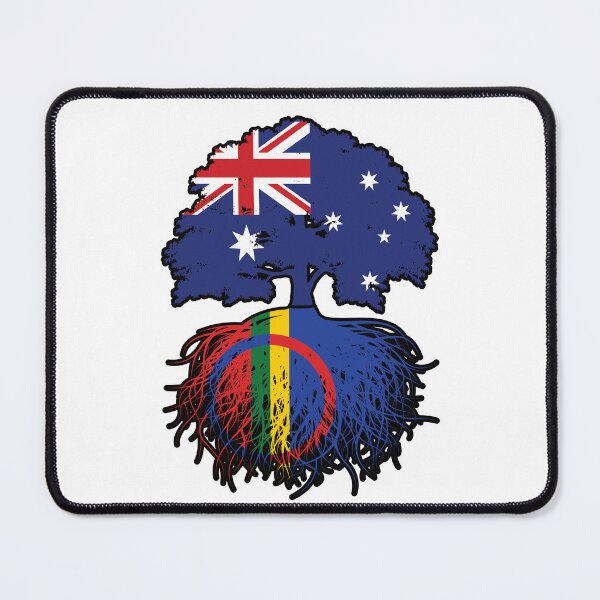 Item preview, Sami Saami Australian Australia Tree Roots Flag designed and sold by FlagX.