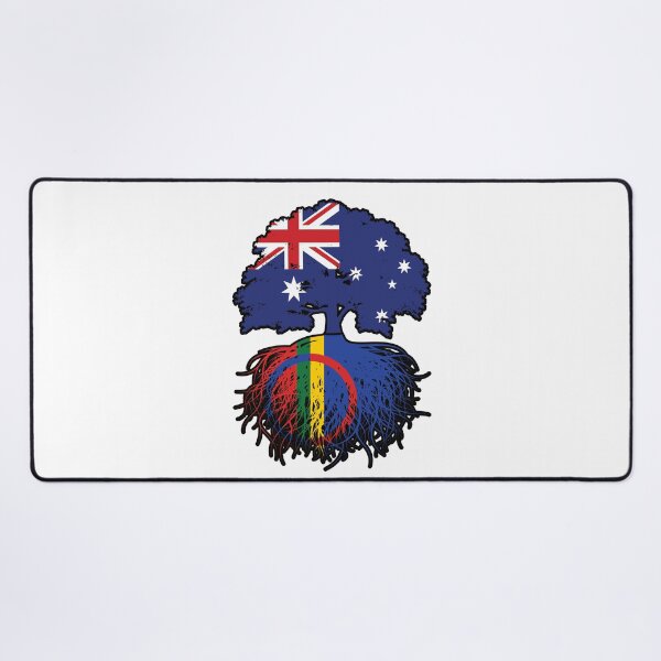 Item preview, Sami Saami Australian Australia Tree Roots Flag designed and sold by FlagX.