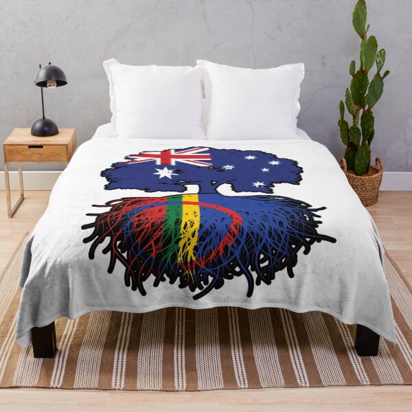 Item preview, Sami Saami Australian Australia Tree Roots Flag designed and sold by FlagX.