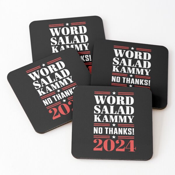 Item preview, Word Salad Kammy No Thanks - Satirical Political Campaign T-Shirt designed and sold by OwlWorks.