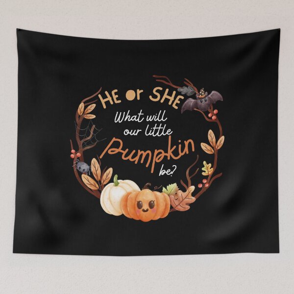 Item preview, He or She What Will Our Little Pumpkin Be  designed and sold by InfinVibeDesign.