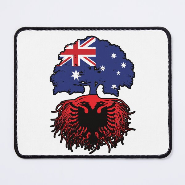 Item preview, Albania Albanian Australian Australia Tree Roots Flag designed and sold by FlagX.