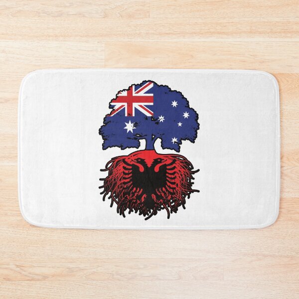 Item preview, Albania Albanian Australian Australia Tree Roots Flag designed and sold by FlagX.