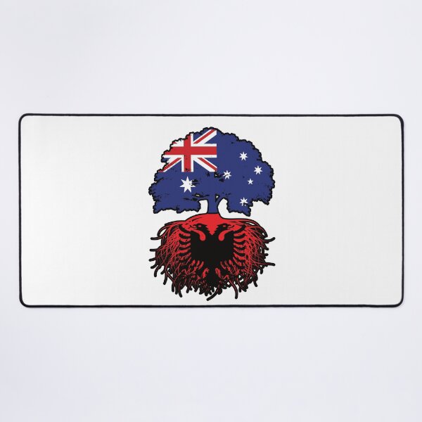 Item preview, Albania Albanian Australian Australia Tree Roots Flag designed and sold by FlagX.