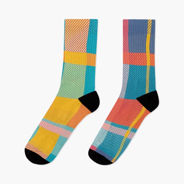 Item preview, A playful tartan pattern design with unexpected color combinations. designed and sold by HEMRO.