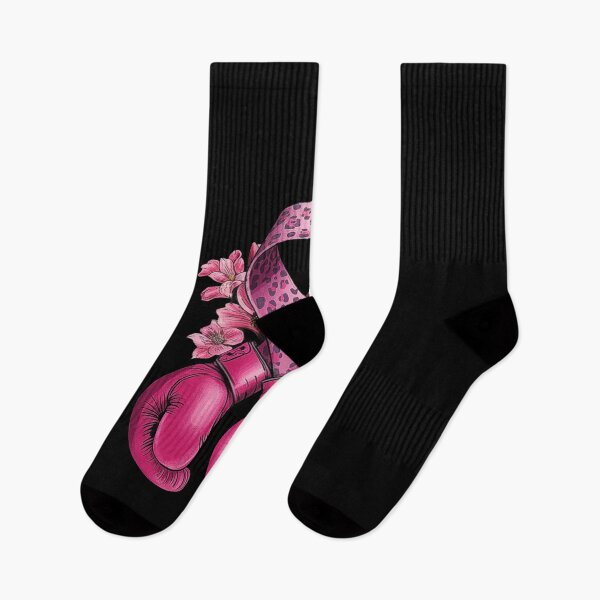Item preview, Pink Boxing Gloves and Ribbon - Breast Cancer Awareness Fight designed and sold by love3617.