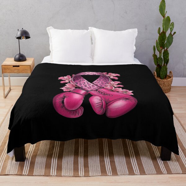 Item preview, Pink Boxing Gloves and Ribbon - Breast Cancer Awareness Fight designed and sold by love3617.