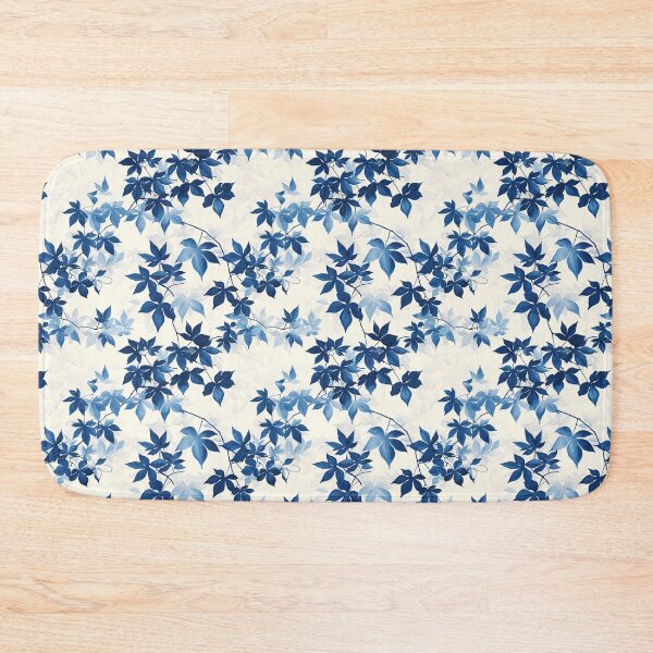 Item preview, Blue Ecru Leaves Texture designed and sold by wonderpix.