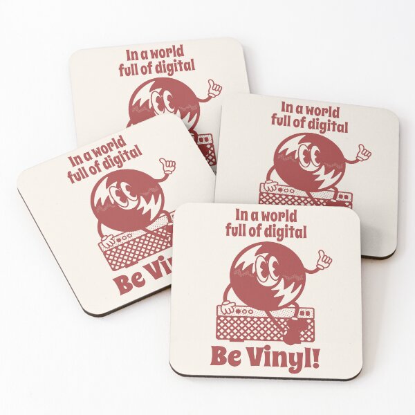 Item preview, In a world full of digital Be Vinyl! Retro record collectors designed and sold by emmjott.