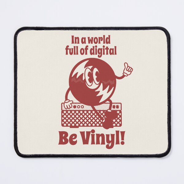 Item preview, In a world full of digital Be Vinyl! Retro record collectors designed and sold by emmjott.