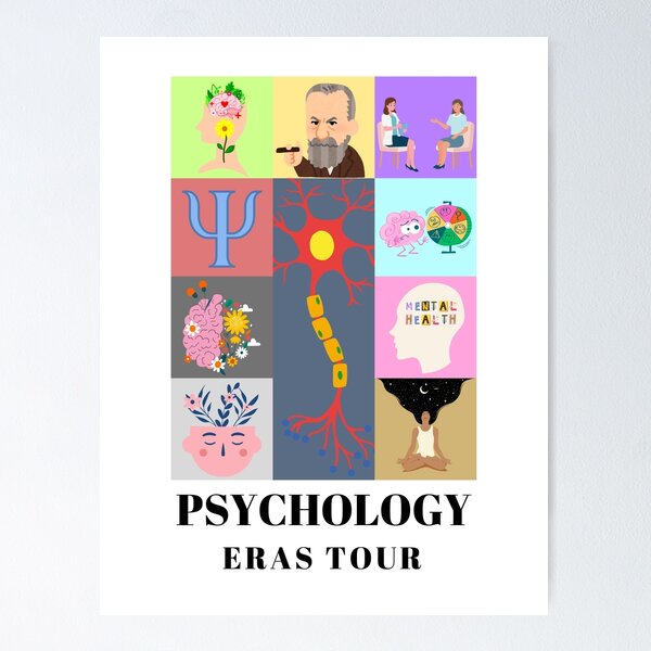 Artikelvorschau, Tour durch die Psychologie-Epochen – Kein Hintergrund entworfen und verkauft von Hmarch1.