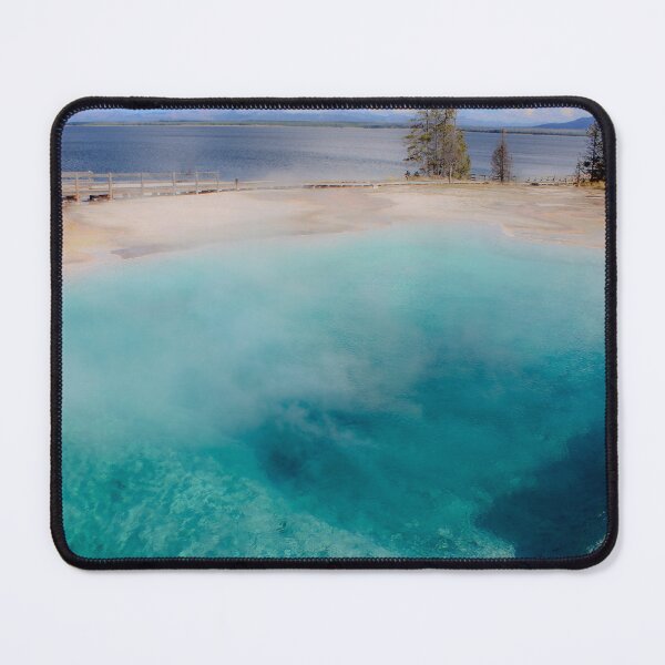 Item preview, West Thumb Geyser: Nature’s Steam Along Yellowstone Lake designed and sold by KMNscapes – Ireland Prints & Beyond.