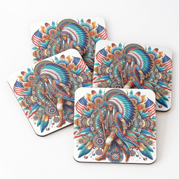 Item preview, Vibrant Spirit: Colorful American Indian designed and sold by Lucky-Spring.