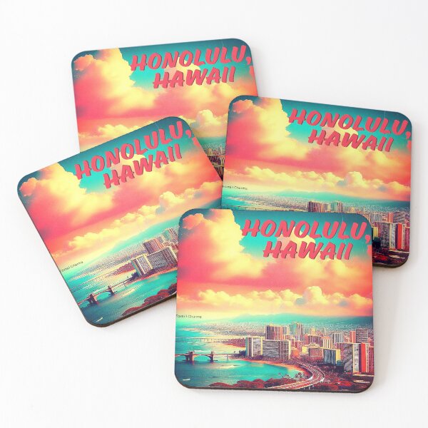 Item preview, Visiting State Capitals - Honolulu, Hawaii designed and sold by It's By Shan.