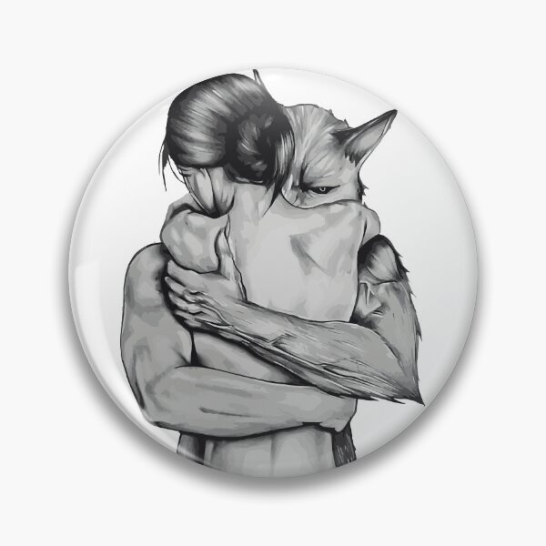 Item preview, Wolf and woman designed and sold by hussain-dz.