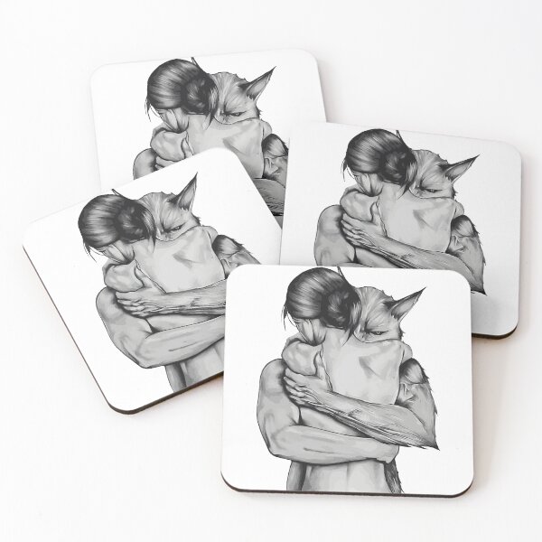 Item preview, Wolf and woman designed and sold by hussain-dz.