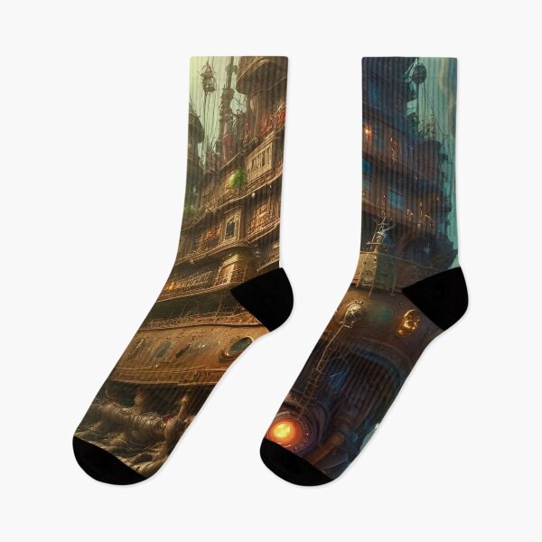 Item preview, Steampunk Ocean Liner - Fantasy Art concept designed and sold by Delerat7.
