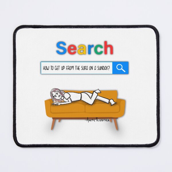 Item preview, How to get up from the sofe on a sunday? designed and sold by anitagarciast.