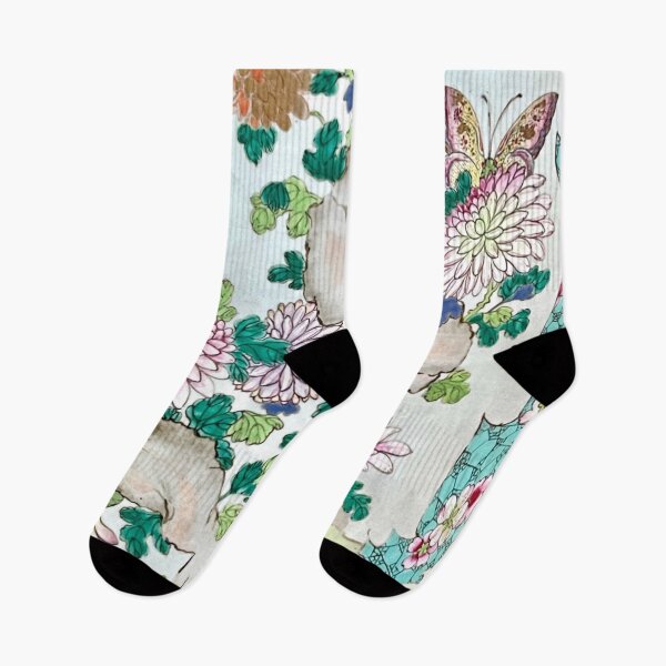 Item preview, .flowers on a Chinese vase designed and sold by ricoflinn.