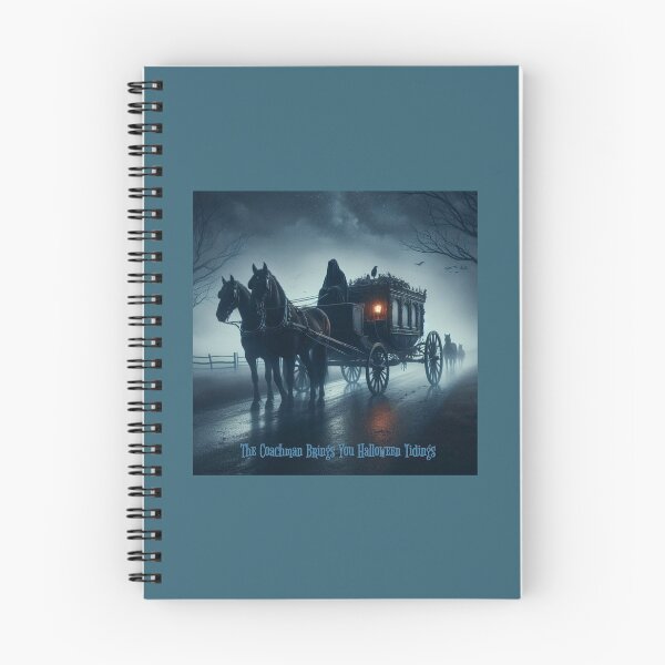 Item preview, The Coachman Brings You Halloween Greetings designed and sold by Halifaxartguy.