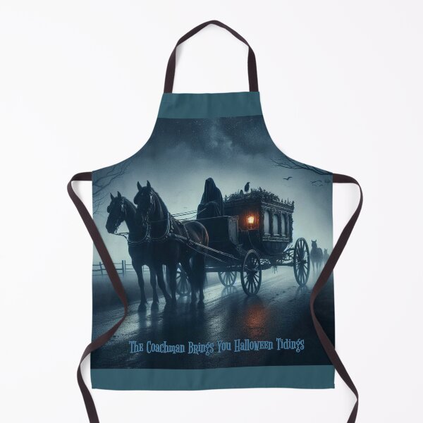 Item preview, The Coachman Brings You Halloween Greetings designed and sold by Halifaxartguy.