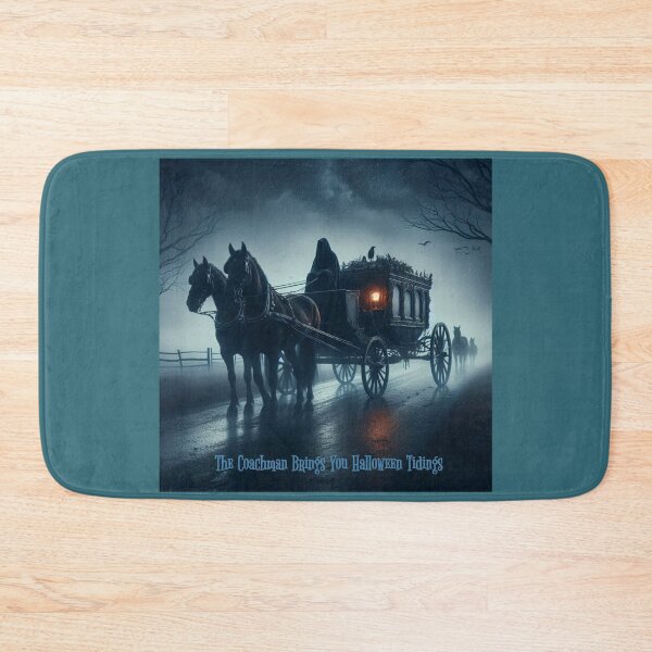 Item preview, The Coachman Brings You Halloween Greetings designed and sold by Halifaxartguy.