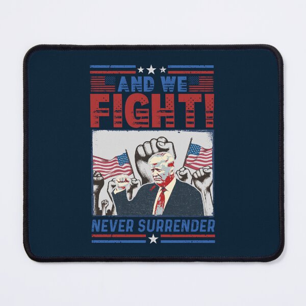 Item preview, Show Your Trump Pride with Bold, Distressed Grunge, Raise Your Fist for Change: AND WE FIGHT! DONALD TRUMP Supporters for the Proud Youth and True American Souls. designed and sold by zenturtlemerch.