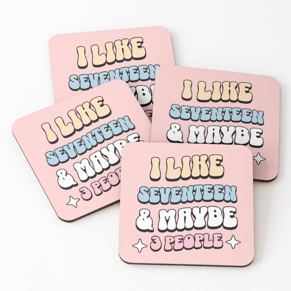 Item preview, I like svt seventeen and maybe 3 people pastel typography carat Morcaworks designed and sold by Morcawork.