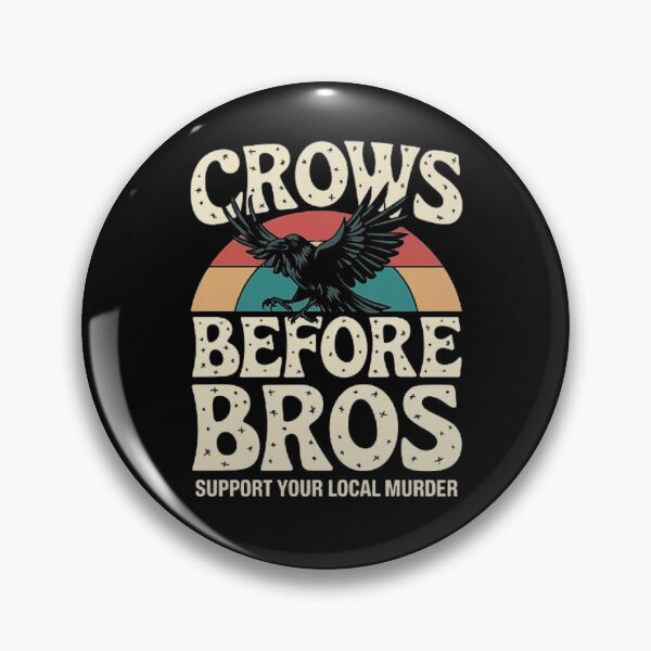 Item preview, Crows Before Bros - Quirky Crow Art for Bird Lovers designed and sold by love3617.