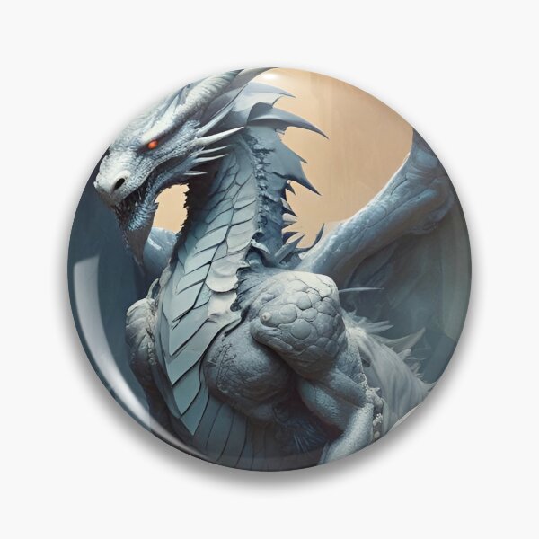 Item preview, White Dragon of Ice and Frost - Dark Fantasy Art concept designed and sold by Delerat7.