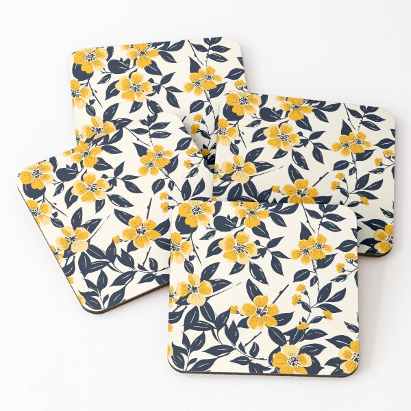 Item preview, Yellow Black Leaves Texture designed and sold by wonderpix.