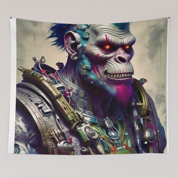 Item preview, Cyber Ape - Sci Fi Art concept designed and sold by Delerat7.