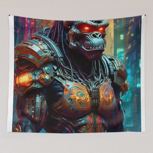 Item preview, Cyber Ape 2 - Sci Fi Art concept designed and sold by Delerat7.