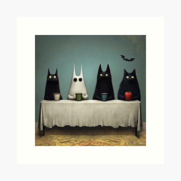 Item preview, The Breakfast Chronicles: Cats, Bats and the Mystery of the Missing Milk designed and sold by sheisinblack.