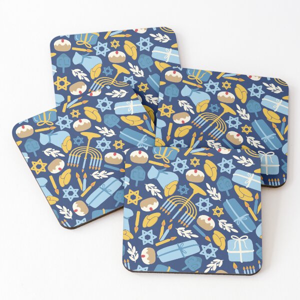 Item preview, Hanukkah Party (dark blue) designed and sold by Becca Alessi.