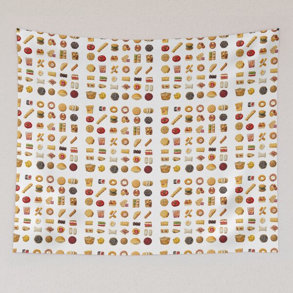 Item preview, Trendy Junk Food Art: Burgers, Fries, Pizza | Apparel & Home Decor designed and sold by harmzk90.