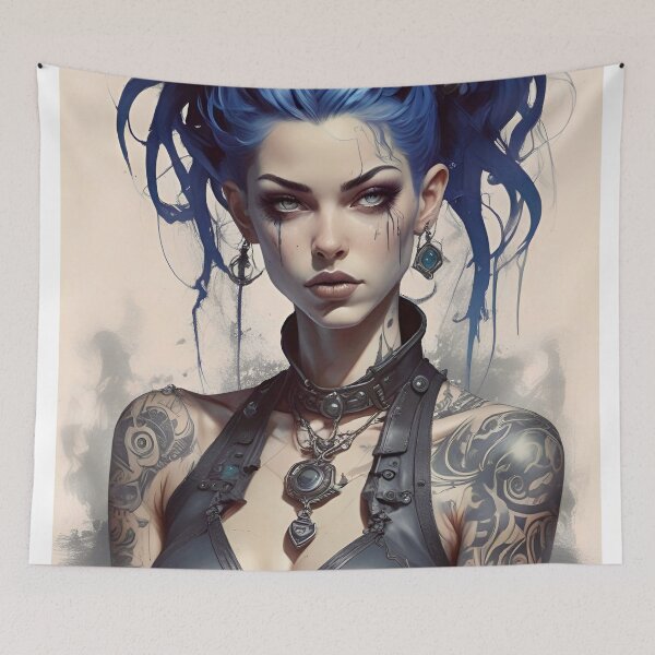 Item preview, Rhapsody in Blue - Sci Fi Art concept designed and sold by Delerat7.