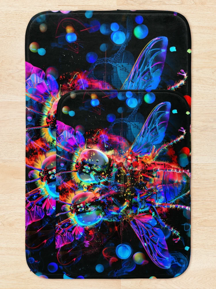 Thumbnail 5 of 6, Bath Mat, Metamorphic Kin designed and sold by a house mouse.