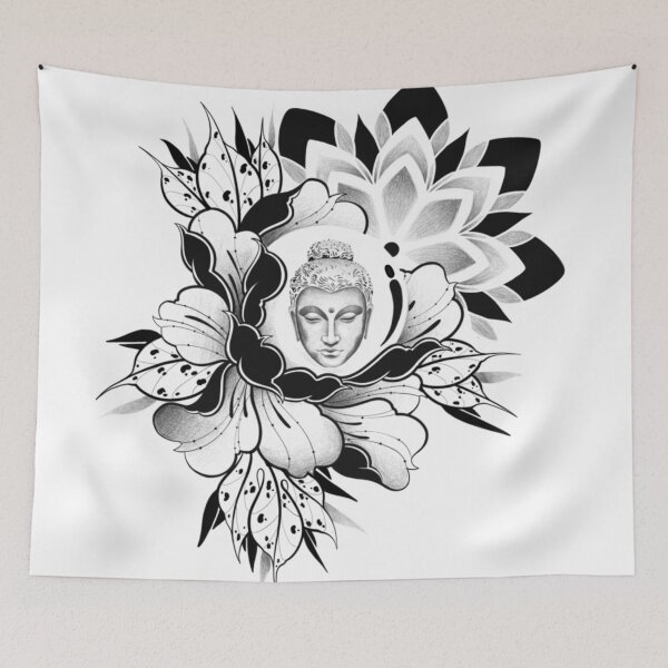 Item preview, Lotto with Buddha and mandala designed and sold by 7Delamancha.