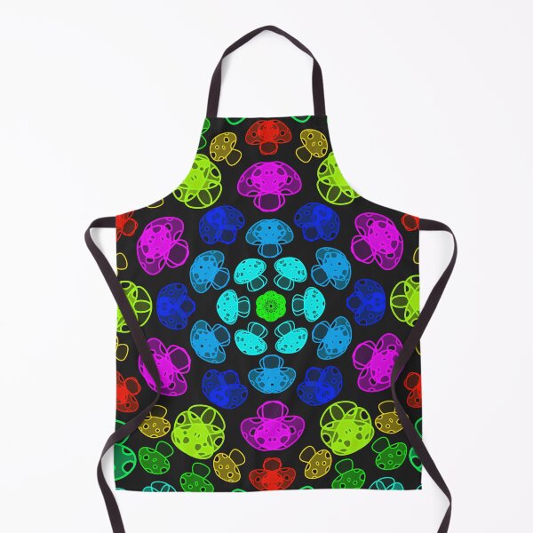 Item preview, Cursed Kaleidoscope - Teal Rainbow Mushrooms designed and sold by FinapplePudding.