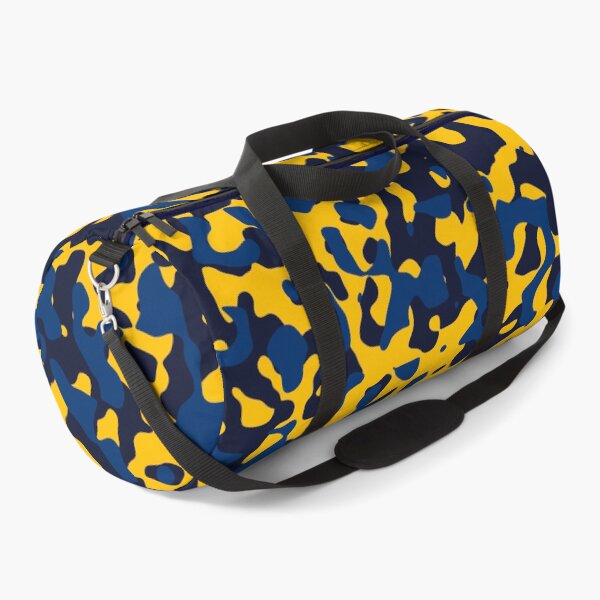 Item preview, Bold Yellow, Navy Blue, and Dark Teal Camouflage Pattern designed and sold by ModdiesColors.