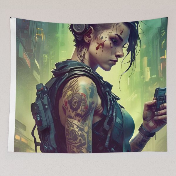 Item preview, Hard Night - Sci Fi Art concept designed and sold by Delerat7.
