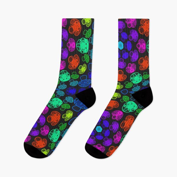Item preview, Cursed Kaleidoscope - Dark Purple Rainbow Mushrooms designed and sold by FinapplePudding.