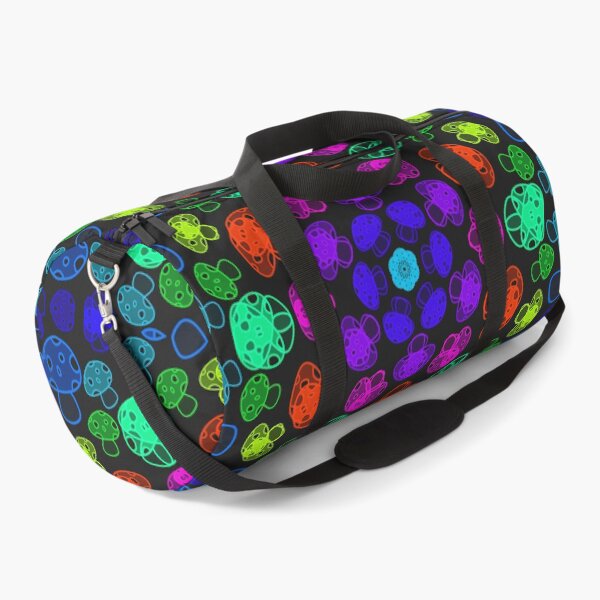 Item preview, Cursed Kaleidoscope - Dark Purple Rainbow Mushrooms designed and sold by FinapplePudding.