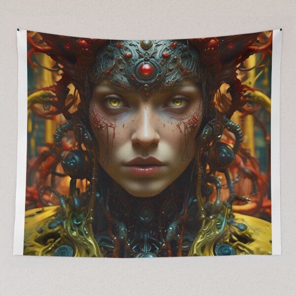 Item preview, Bio Punk Queen - Dark Fantasy Art concept designed and sold by Delerat7.