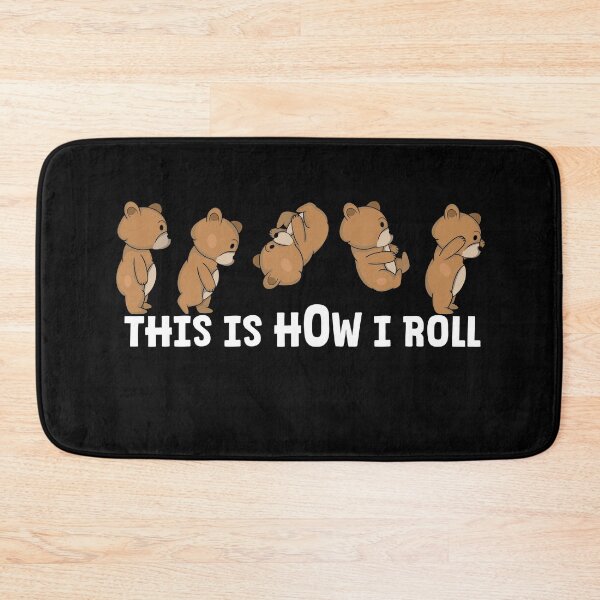 Item preview, Cute Baby Grizzly Bear Kids This Is How I Roll Bear designed and sold by DSWShirts.