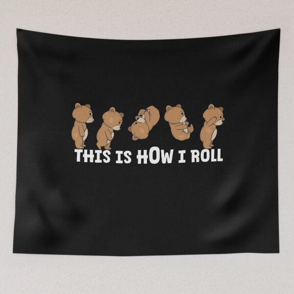 Item preview, Cute Baby Grizzly Bear Kids This Is How I Roll Bear designed and sold by DSWShirts.