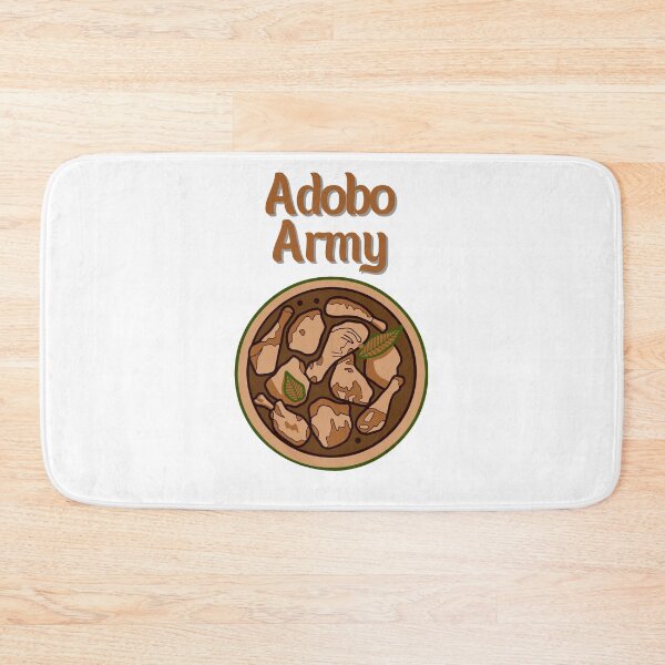 Item preview, Adobo Army - Funny Filipino Food Art designed and sold by ecdato.